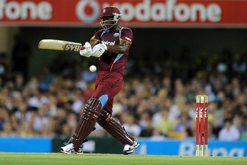 Opening flourish ... Johnson Charles hit 57 off 35 balls to set the West Indies on their way.