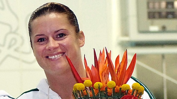 Former Olympic diver Chantelle Newbery.