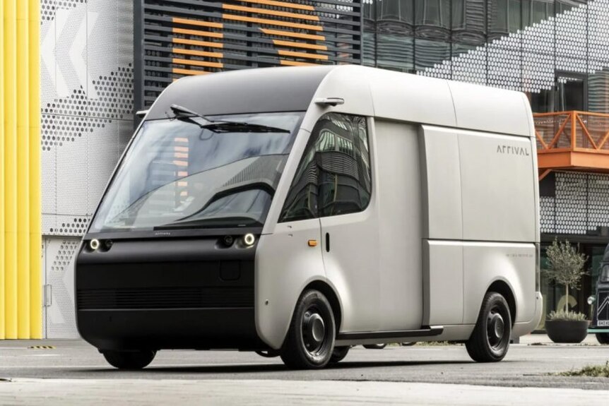 An electric van made by the start-up Arrival