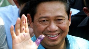 Tipped to lead: Polls show overwhelming support for Mr Yudhoyono.