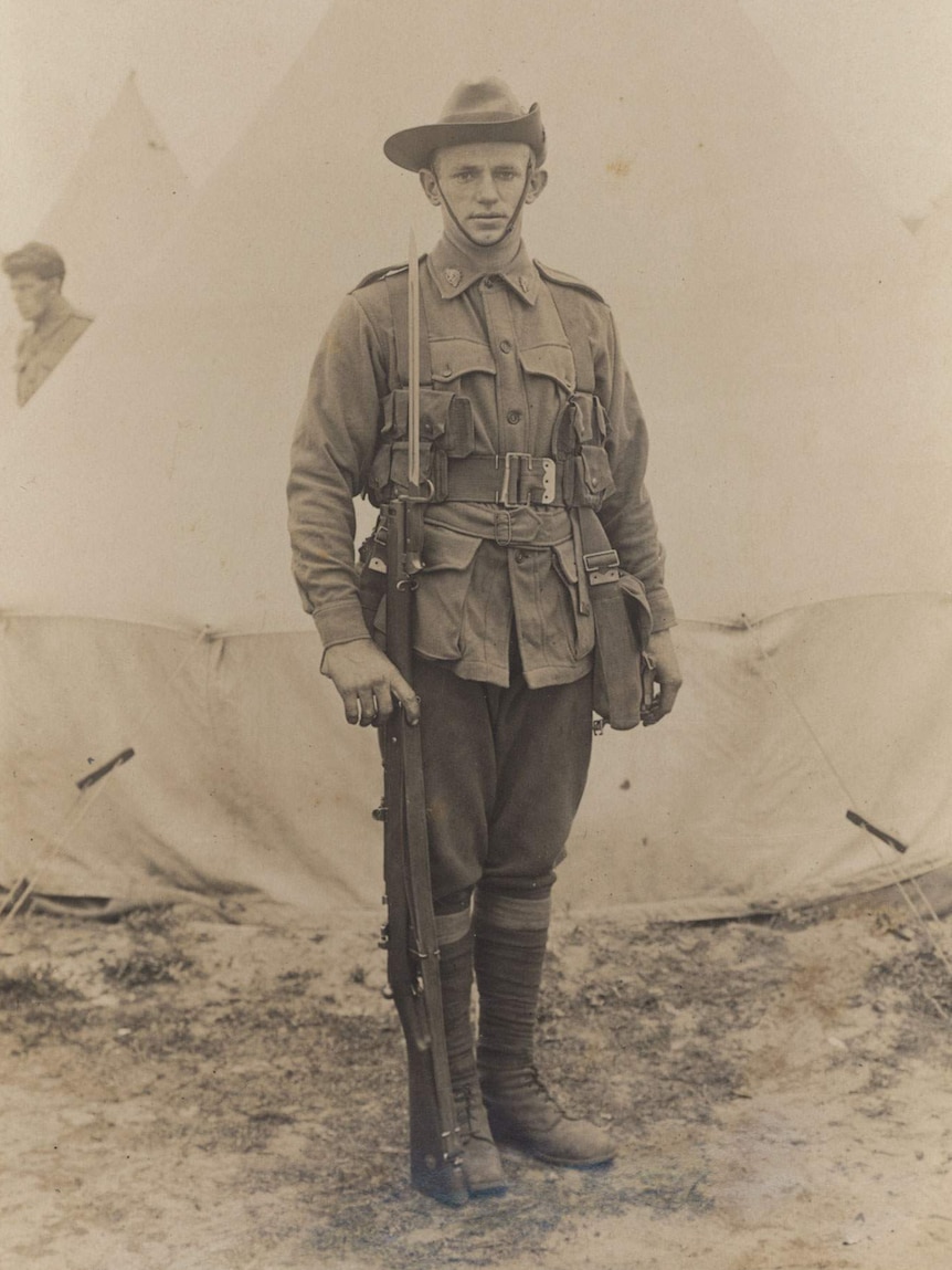Second Lieutenant Henry Miller Lanser in Egypt in 1914.