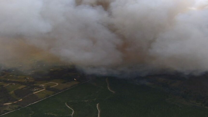 The bushfire at Linton was sparked by a burn-off a nearby landowner had done two days prior.