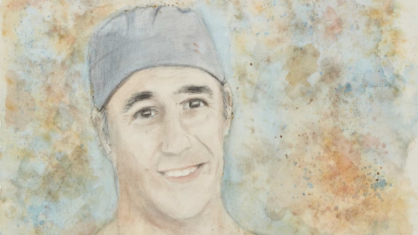 Stella Jackson's portrait of plastic surgeon Dr Mark Gianoutsos