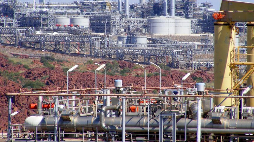 The Karratha Gas Plant in northern Western Australia