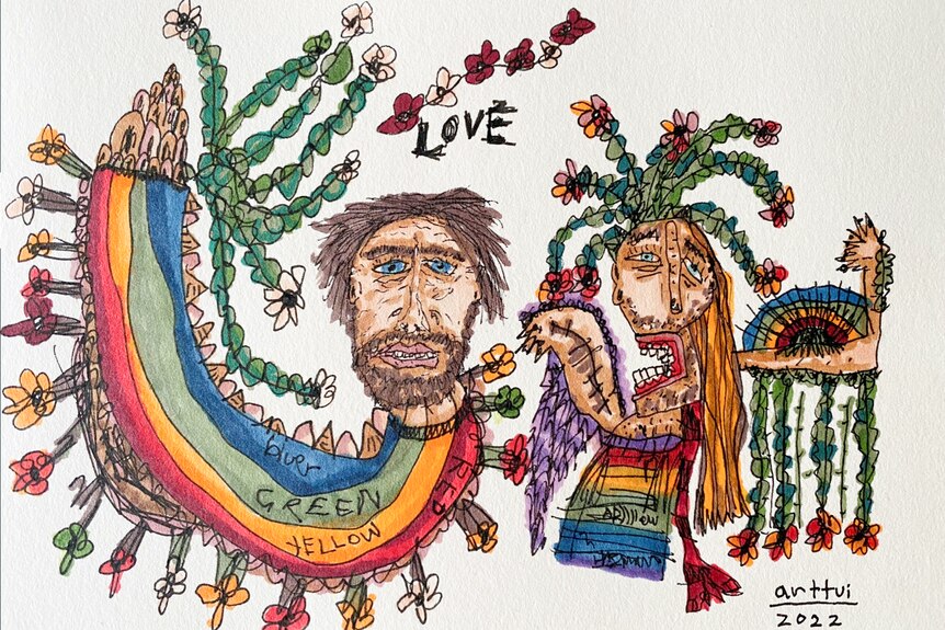 L'amour, un dessin d'Art Tui