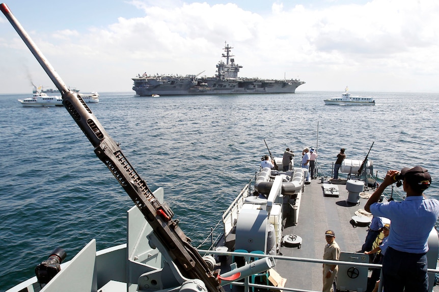 菲律宾和美国1月3日开始在南海进行为期两天的联合巡逻。