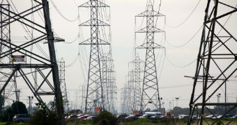 Powerlines outside Melbourne