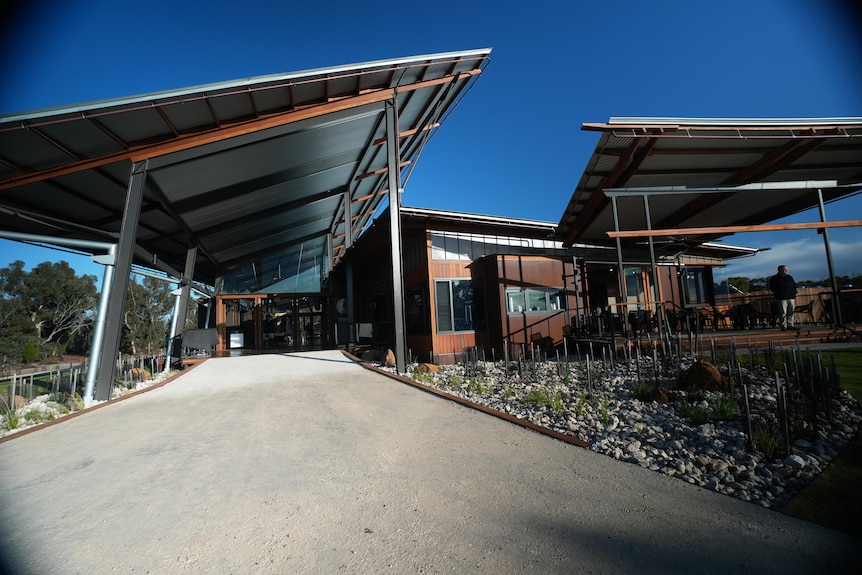 The entrance to the new visitor centre on Kangaroo Island