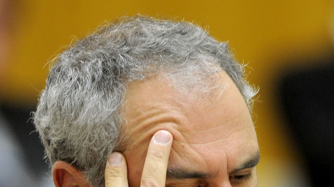 Ken Henry looking stressed at Senate estimates committee