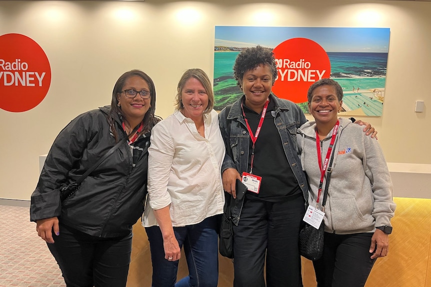 Four women in the Sydney ABC office