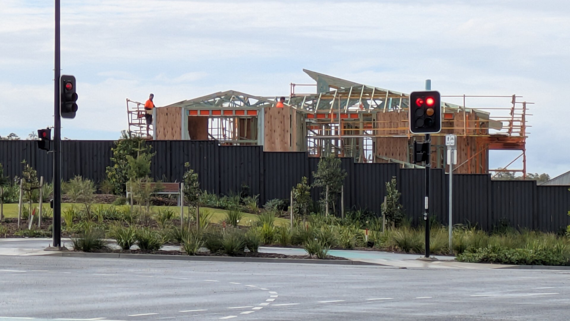 a house under construction