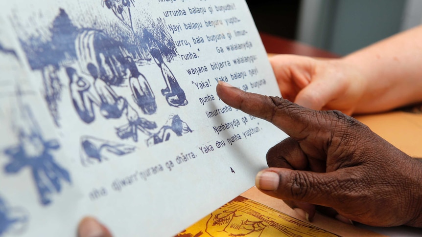 An Indigenous language book