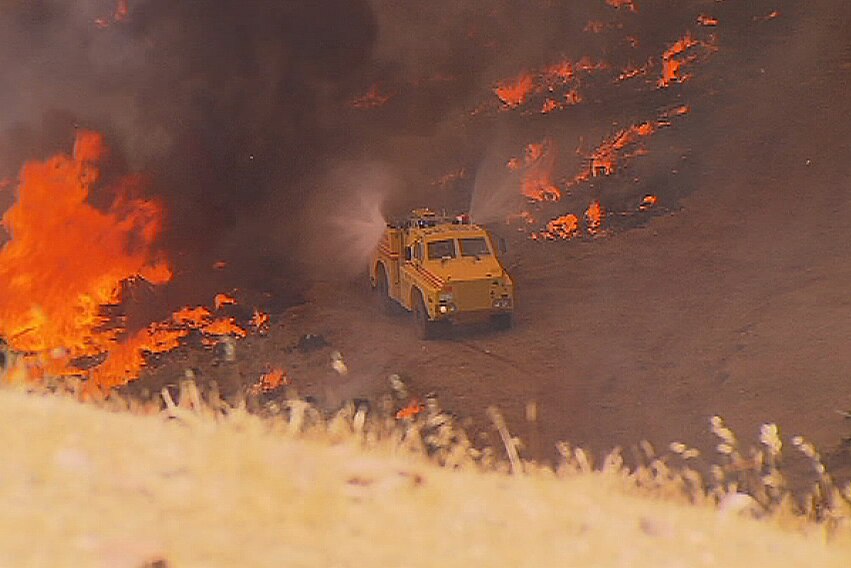 CFS vehicle at Bundaleer North fire