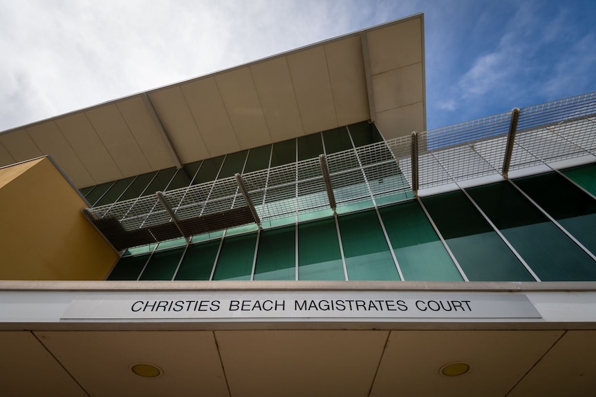 The facade of the Christies Beach Magistrates Court in Adelaide's south.