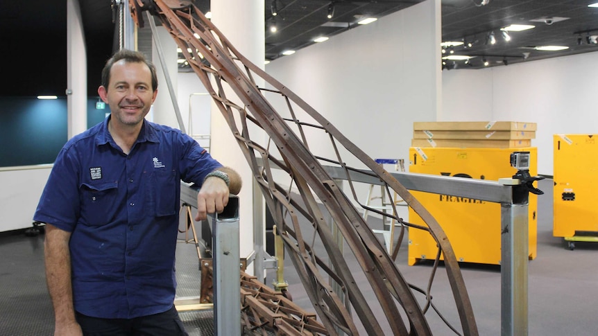 Jared Archibald, curator at the Museum & Art Gallery of the NT