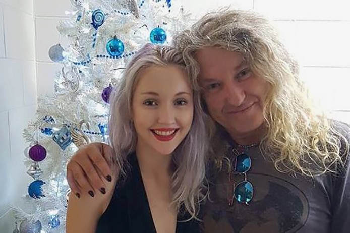 Troy Cordingley and his daughter Toyah