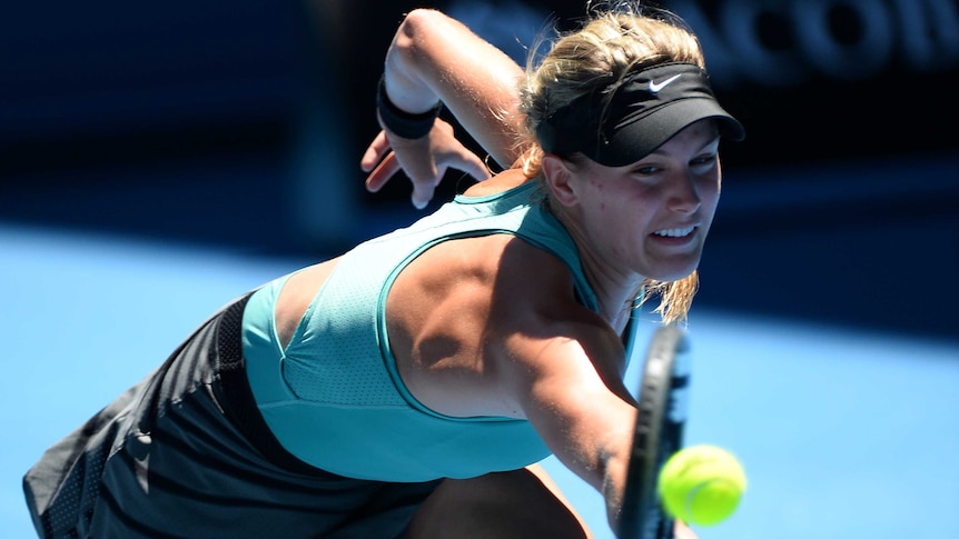 Eugenie Bouchard beats Ana Ivanovic