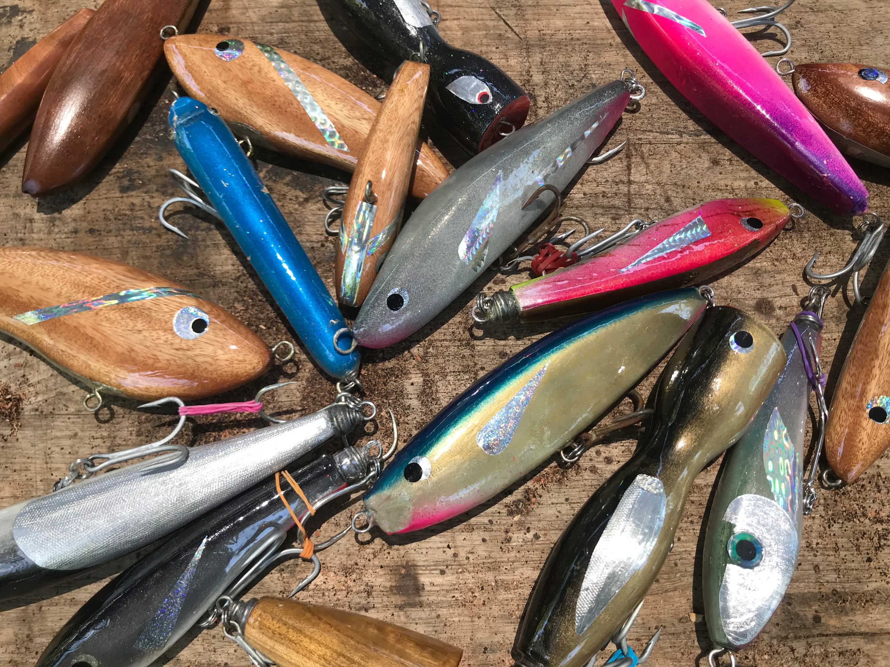 Tough timber for tough fish: Darwin fisho's recycled timber lures