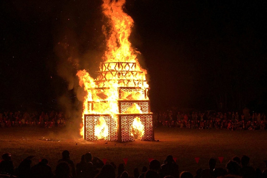 Burning Seed 2015 temple burn