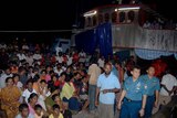 Indonesian authorities keep watch on Sri Lankan asylum seekers at Merak in Western Java