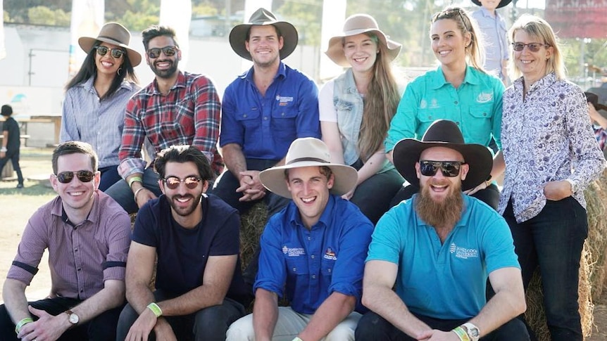 Group photo of group of young people