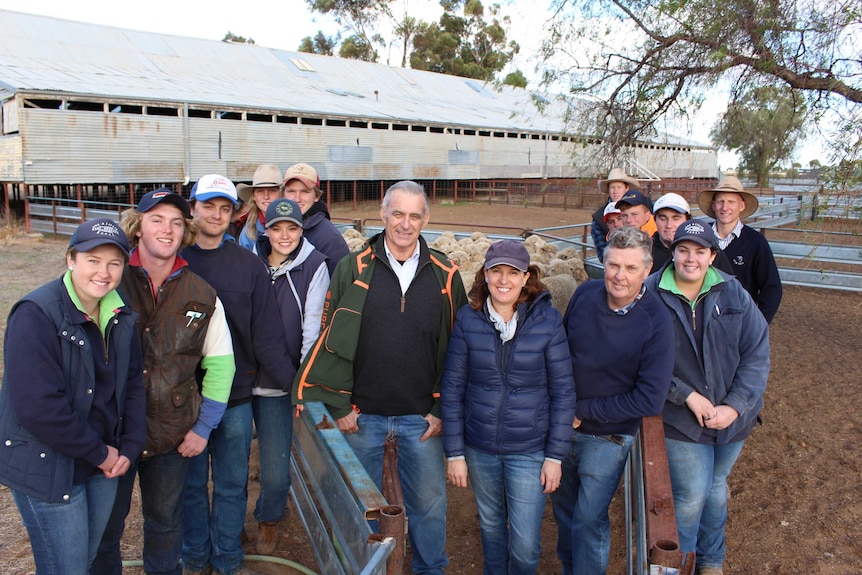 Jackaroos and jillaroos in the Hay Inc rural education program and their trainers.