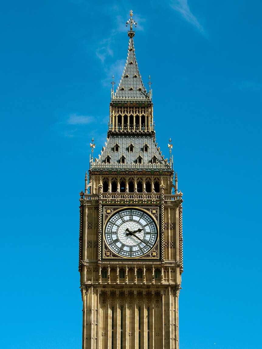 General view of St Stephen's Tower, also known as Big Ben, in central London