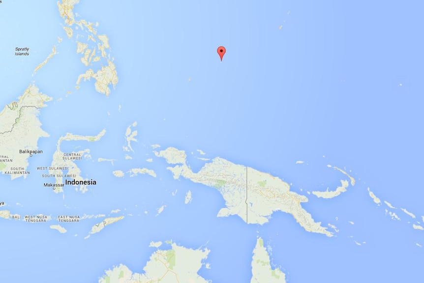 Screenshot of the Micronesian island of Yap