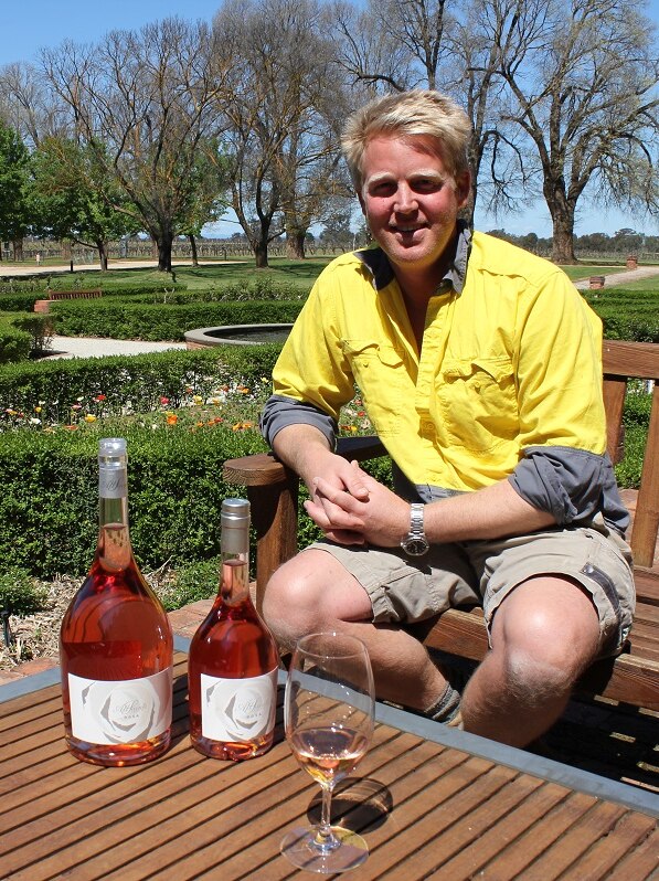 Winemaker and co-owner of All Saints Estate Nick Brown and the 2018 vintage Rosé