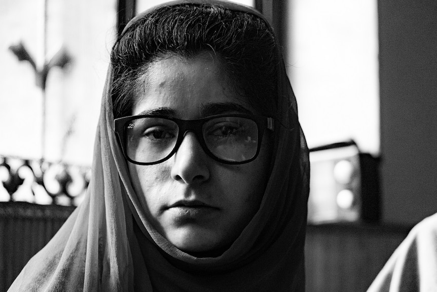 A close up of 19-year-old Shabroza Mir