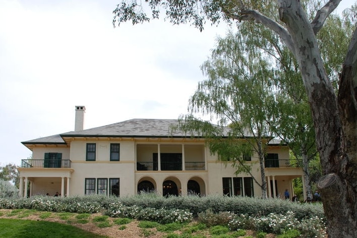 A photo of the Lodge residence in Canberra.