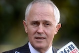 Malcolm Turnbull holds a press conference.