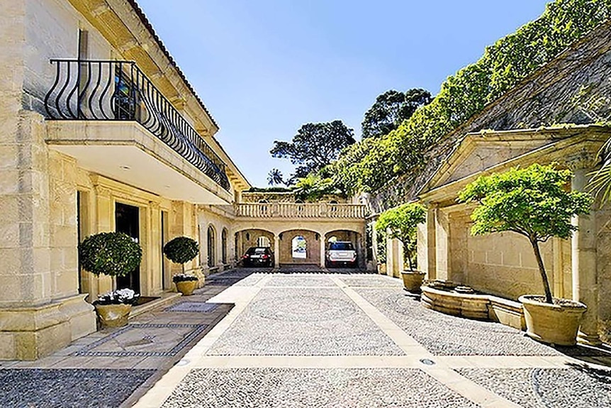 The exterior of the $39 million mansion in Sydney