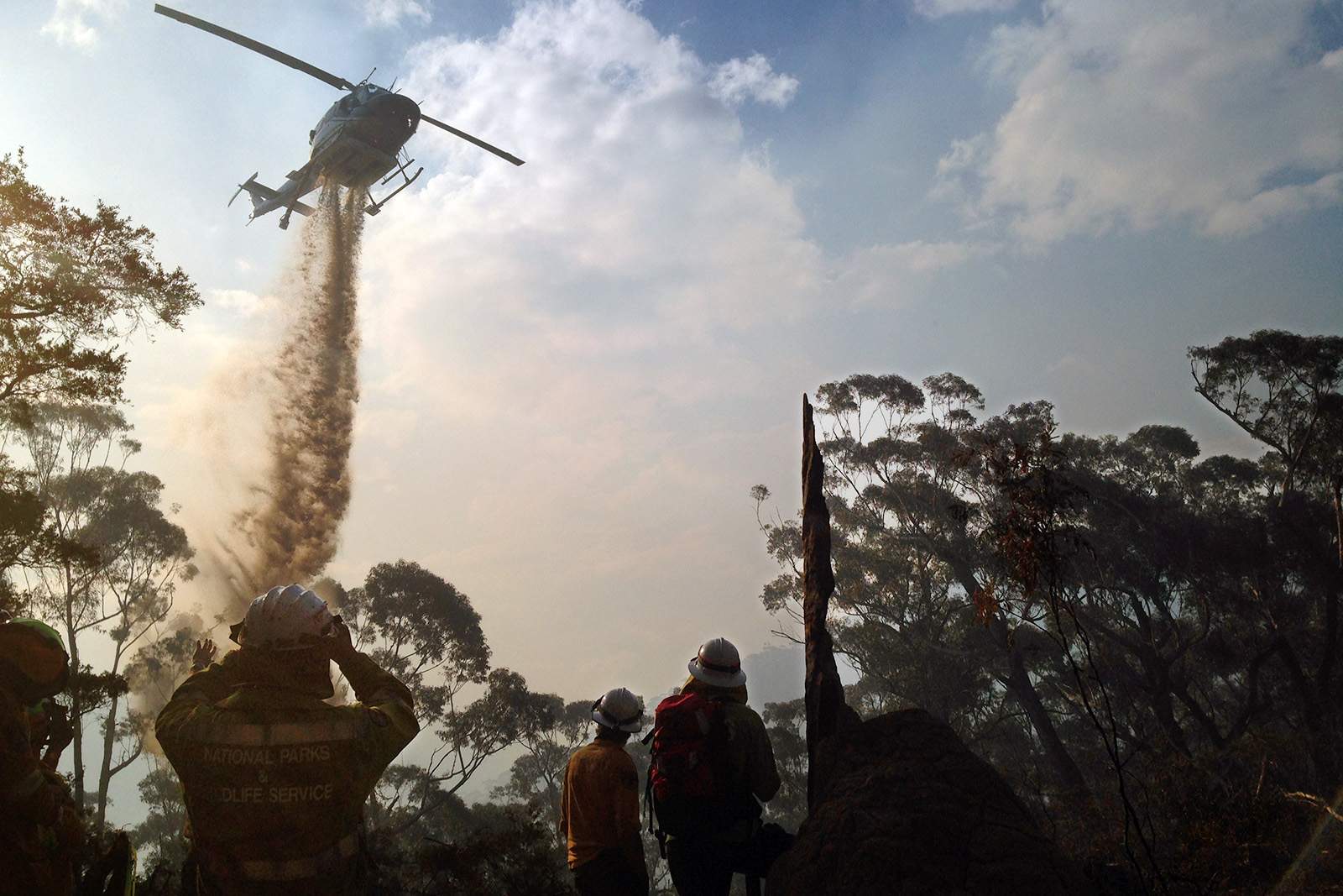 A typical remote area firefighting operation in south-east New South ...