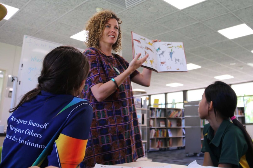 Johanna Bell has been illustrating and writing books with students at Darwin's Malak Primary School.