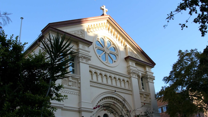 St Mary's Catholic Church exterior.