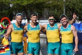 Men's four rowing team