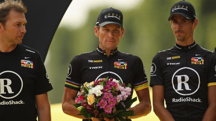 Final French fling...Armstrong retires from Le Tour with seven victories under his belt.