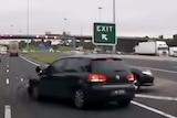 Melbourne crash caught on dash cam
