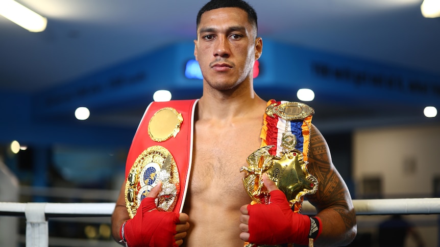 Australia's world cruiserweight boxing champion Jai Opetaia