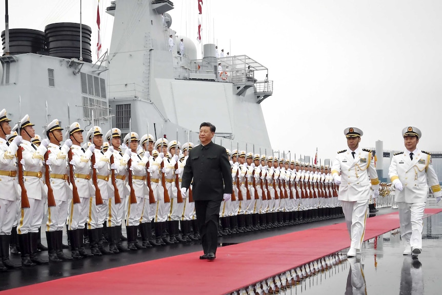 习近平于2015年对解放军进行了全面改革，力图大力增强中国的军事实力。