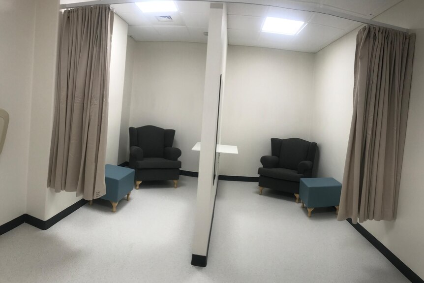 An image of a breastfeeding room.