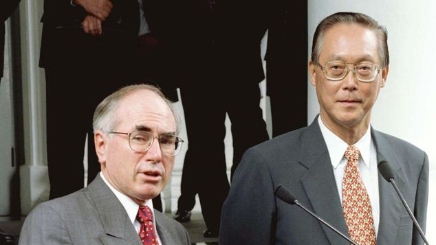 John Howard and Goh Chok Tong