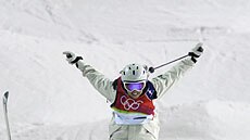 Manuela Berchtold finished 14th in the final of the freestyle skiing moguls