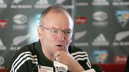 All Blacks coach Graham Henry