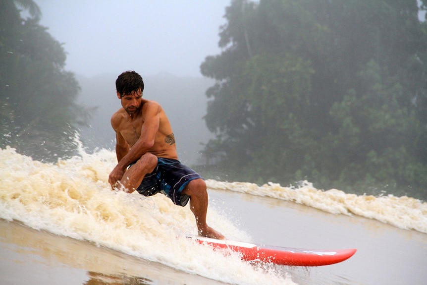 Borneo river surf