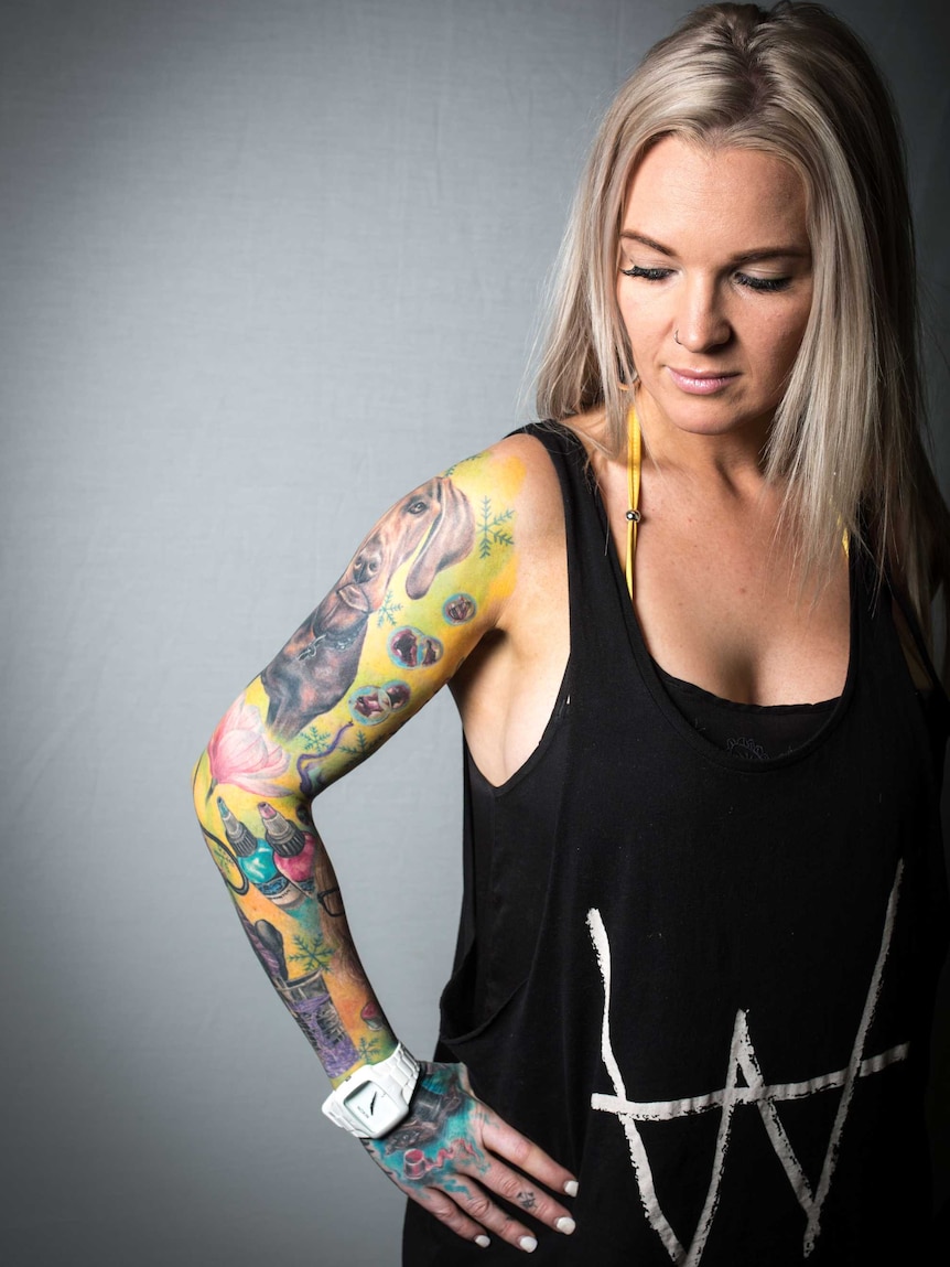 Tattoo artist Jade Baxter