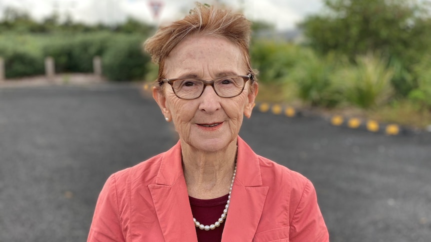 a woman wearing glasses