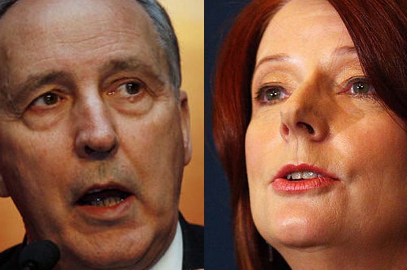 Composite image of Paul Keating and Julia Gillard (Reuters, Getty Images: Claro Cortes, Graham Denholm)