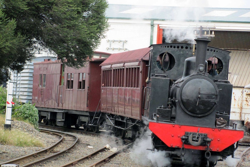 Steam train Peronne at Port Adelaide